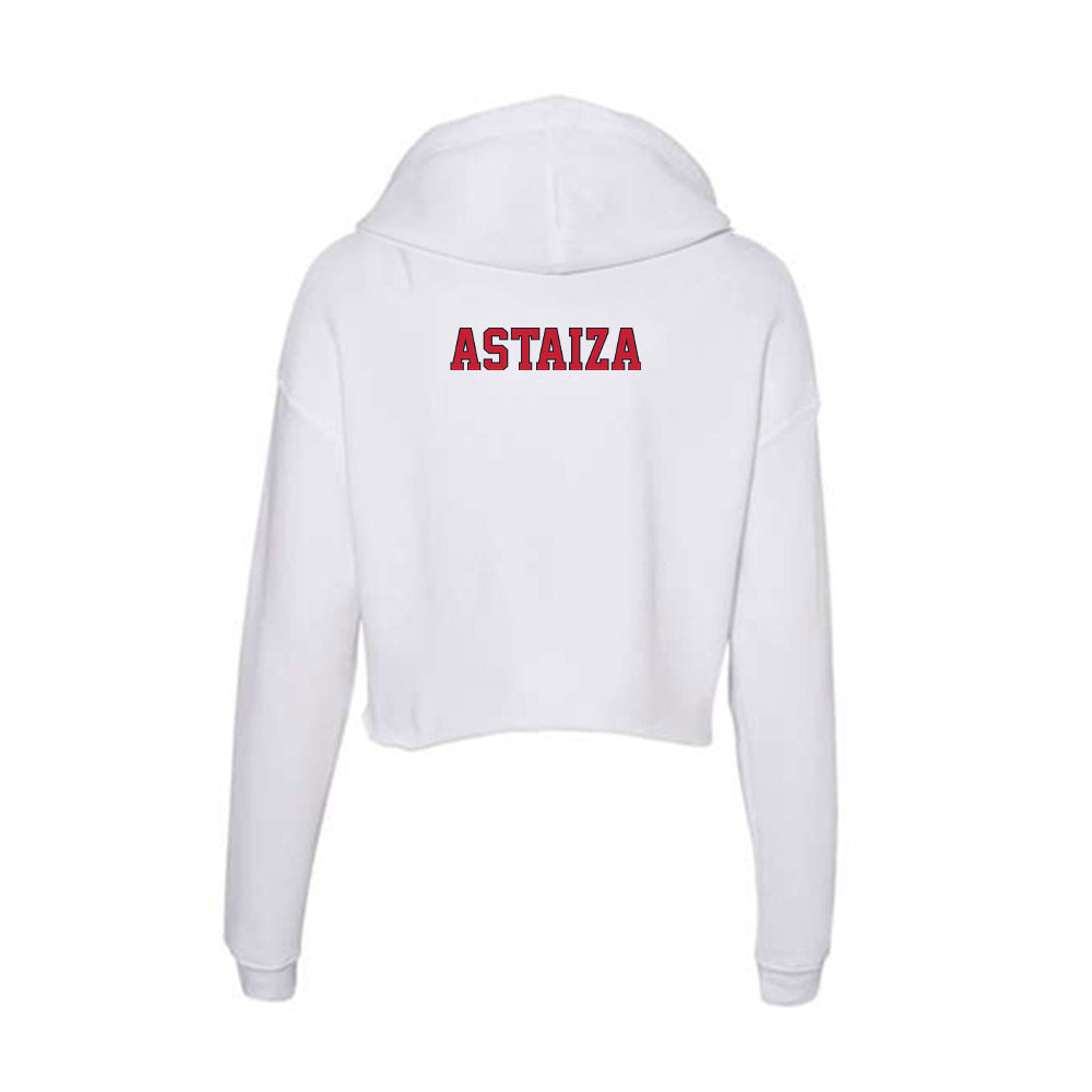 St. Johns - NCAA Cheerleading : Sierra Astaiza - Women's Crop Fleece Hoodie-1