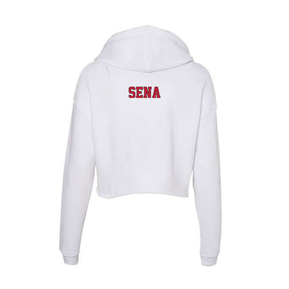 St. Johns - NCAA Cheerleading : Alexis Sena - Women's Crop Fleece Hoodie-1