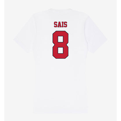 St. Johns - NCAA Men's Soccer : Jace Sais - Women's V-Neck T-Shirt-1