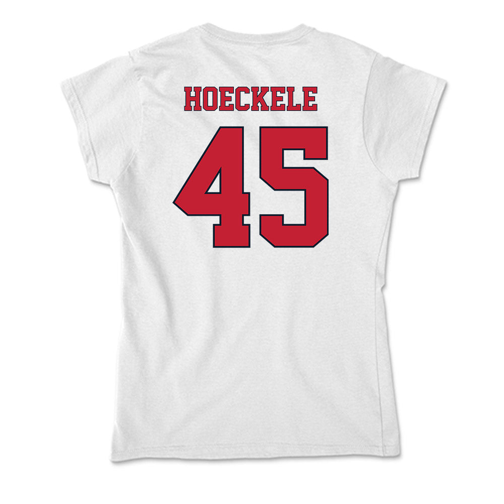 St. Johns - NCAA Baseball : Evan Hoeckele - Soft Style Women’s T-Shirt-1