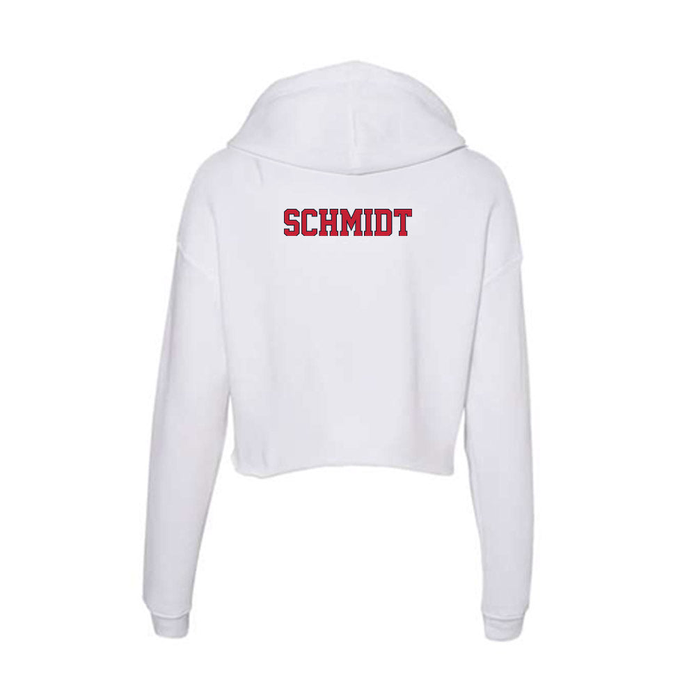 St. Johns - NCAA Cheerleading : Jordan Schmidt - Women's Crop Fleece Hoodie-1