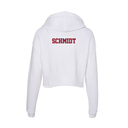 St. Johns - NCAA Cheerleading : Jordan Schmidt - Women's Crop Fleece Hoodie-1