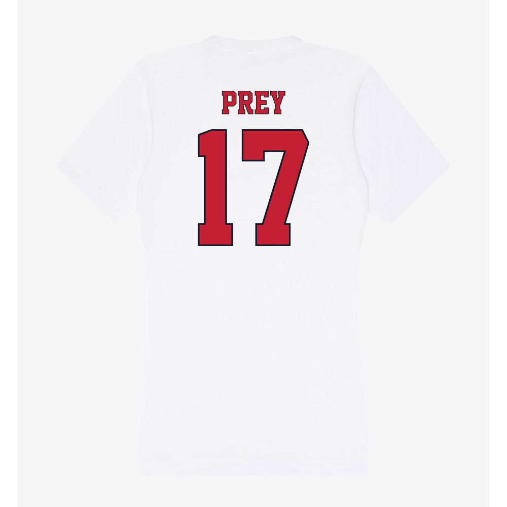 St. Johns - NCAA Men's Basketball : Ruben Prey - Women's V-Neck T-Shirt-1