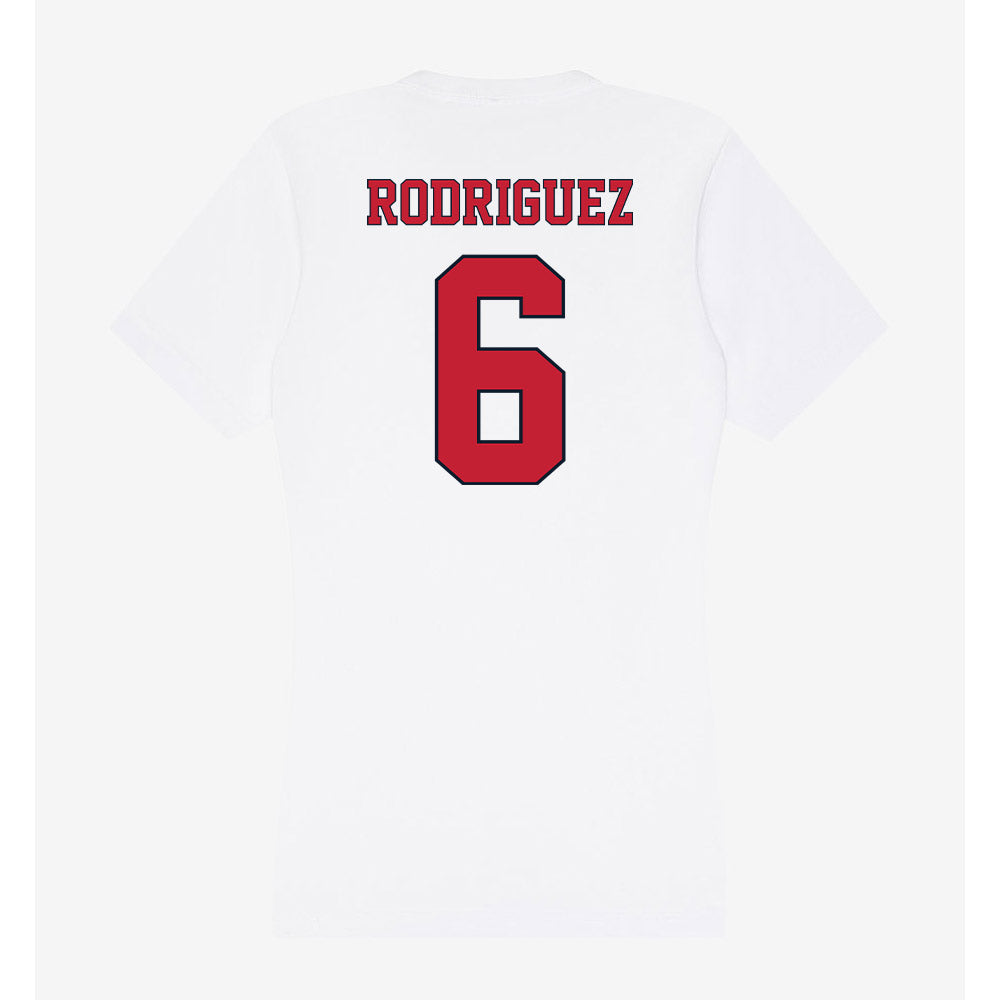 St. Johns - NCAA Baseball : Lewis Rodriguez - Women's V-Neck T-Shirt-1