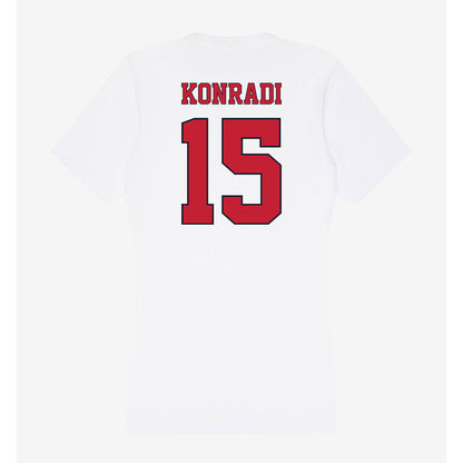 St. Johns - NCAA Men's Lacrosse : Cam Konradi - Women's V-Neck T-Shirt-1