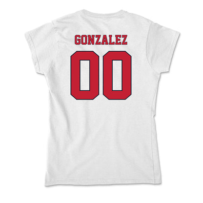 St. Johns - NCAA Men's Soccer : Ander Gonzalez - Soft Style Women’s T-Shirt-1