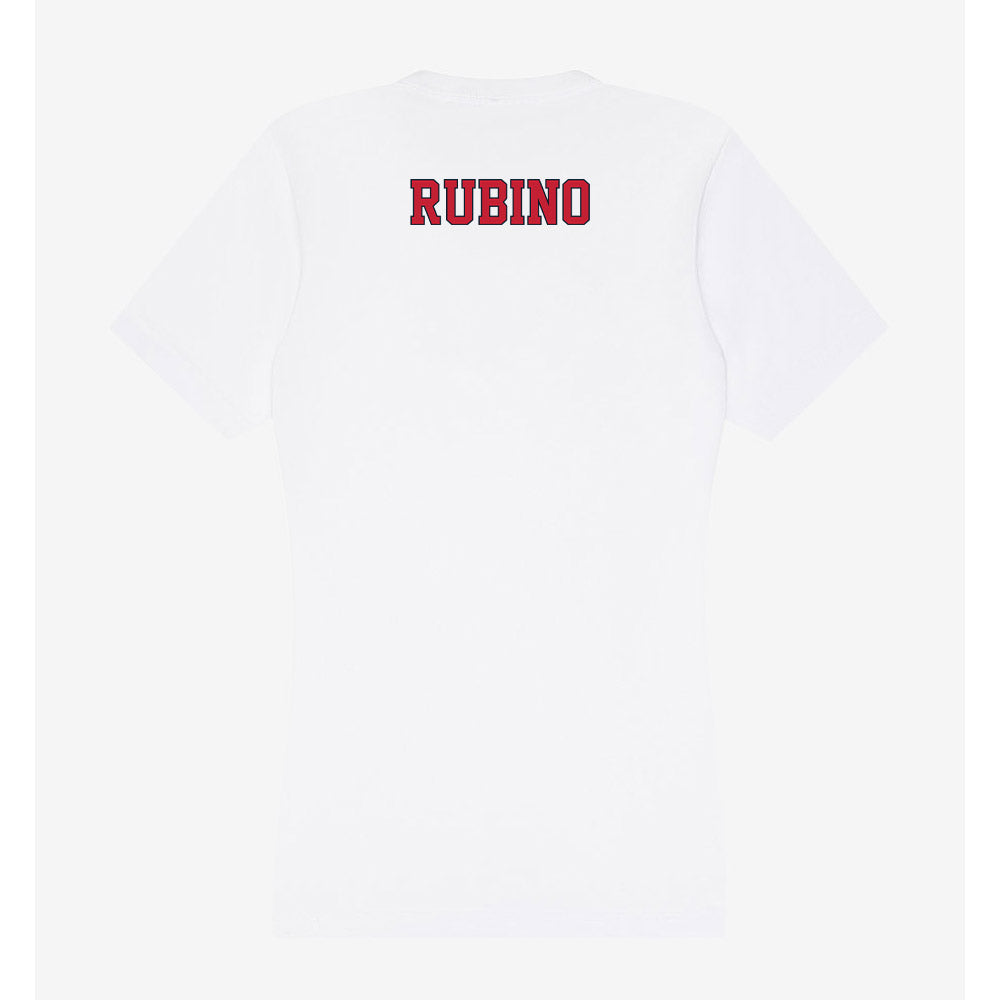 St. Johns - NCAA Cheerleading : Julia Rubino - Women's V-Neck T-Shirt-1