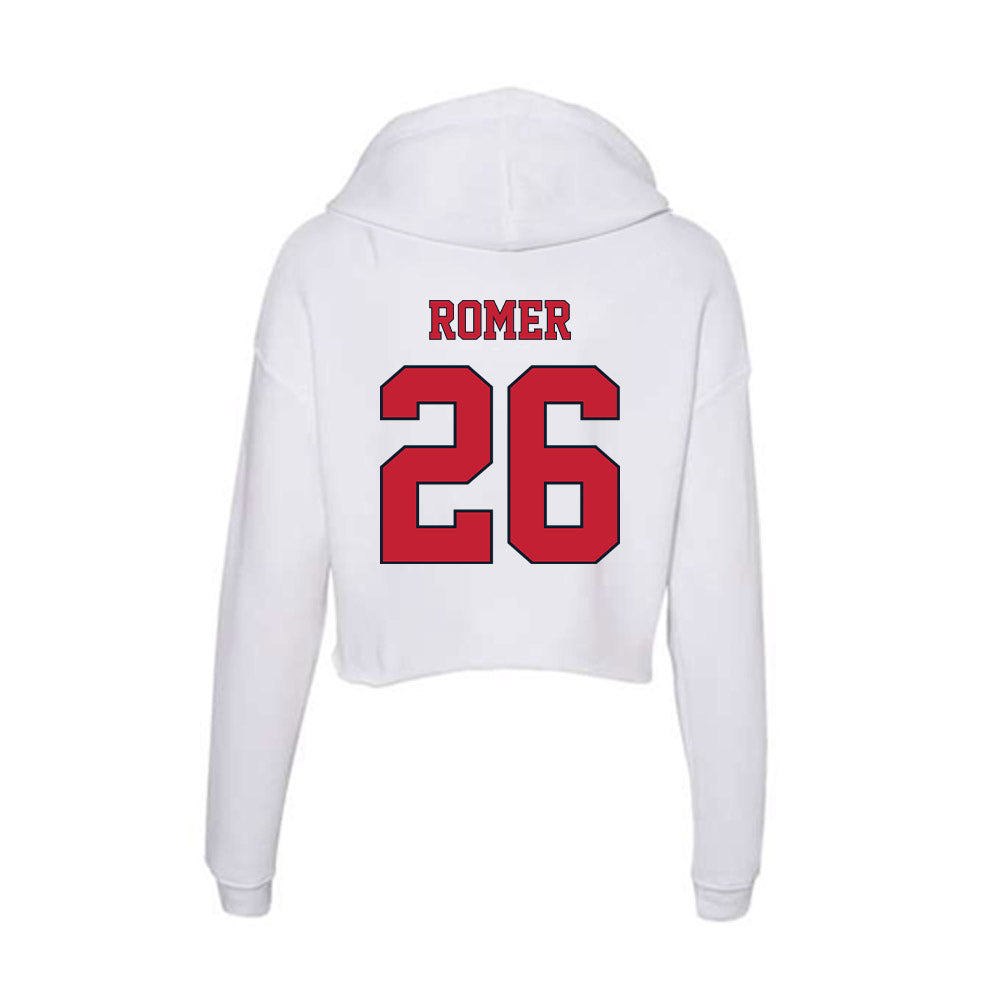 St. Johns - NCAA Baseball : Nick Romer - Women's Crop Fleece Hoodie-1