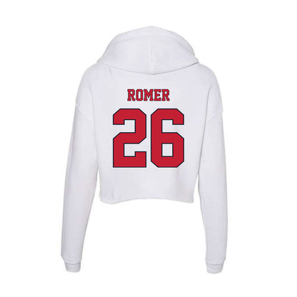 St. Johns - NCAA Baseball : Nick Romer - Women's Crop Fleece Hoodie-1