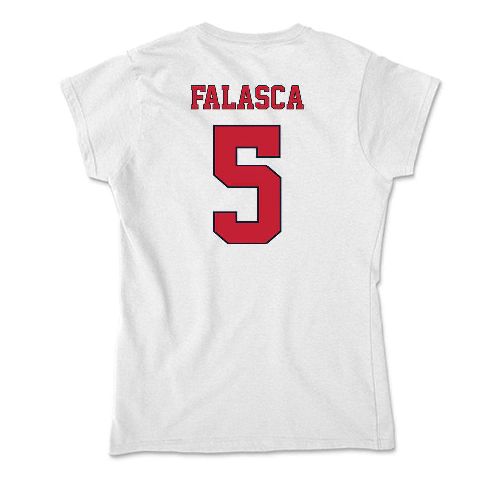 St. Johns - NCAA Men's Lacrosse : Quinn Falasca - Soft Style Women’s T-Shirt-1