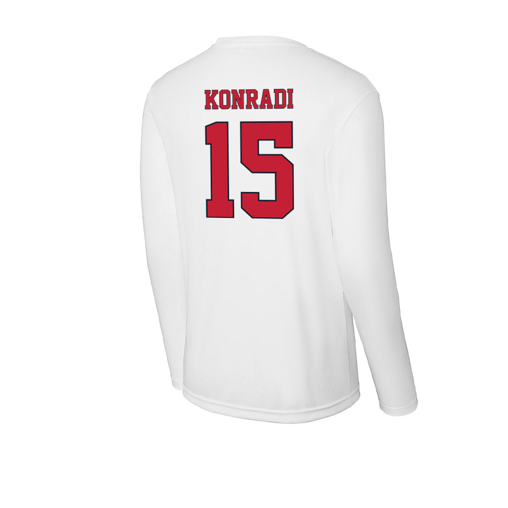 St. Johns - NCAA Men's Lacrosse : Cam Konradi - Activewear Long Sleeve T-Shirt-1