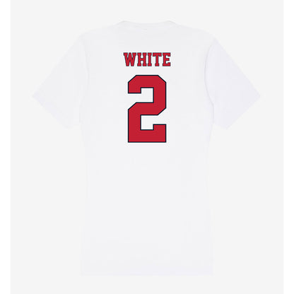 St. Johns - NCAA Women's Volleyball : Kendall White - Women's V-Neck T-Shirt-1