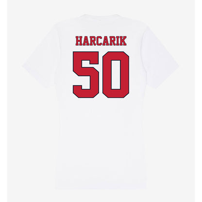 St. Johns - NCAA Men's Lacrosse : Jackson Harcarik - Women's V-Neck T-Shirt-1