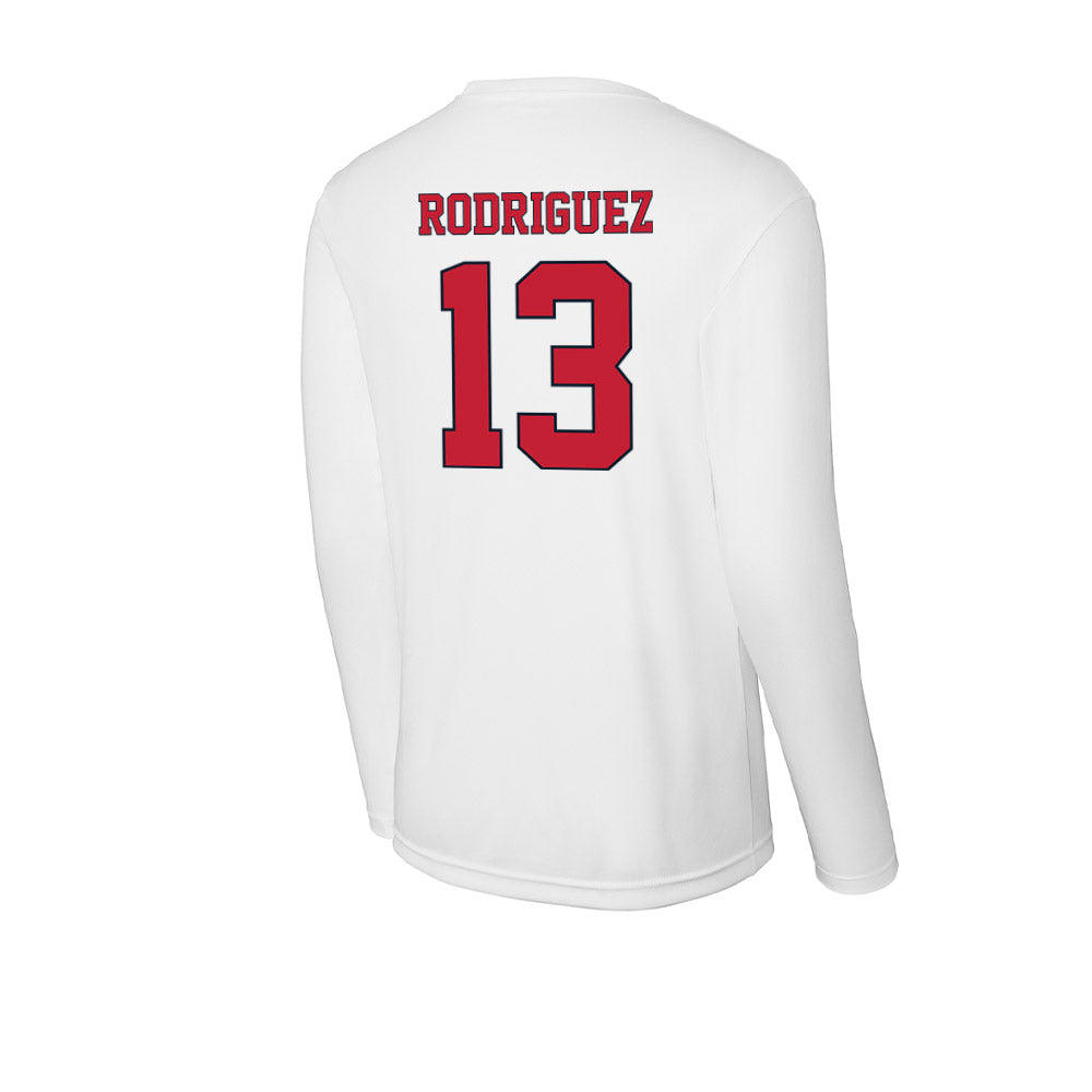 St. Johns - NCAA Baseball : David Rodriguez - Activewear Long Sleeve T-Shirt-1
