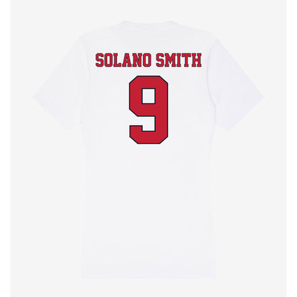 St. Johns - NCAA Women's Volleyball : Rashanny Solano Smith - Women's V-Neck T-Shirt-1