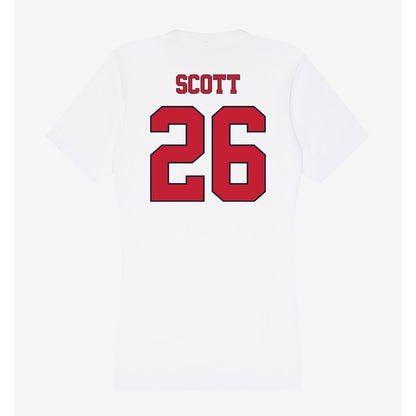 St. Johns - NCAA Softball : Jacqueline Scott - Women's V-Neck T-Shirt-1