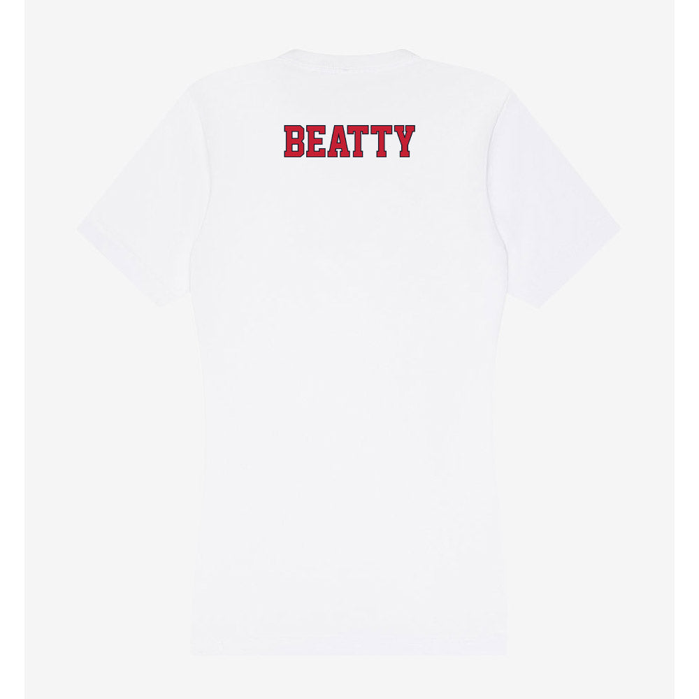 St. Johns - NCAA Women's Track & Field : Briyah Beatty - Women's V-Neck T-Shirt-1