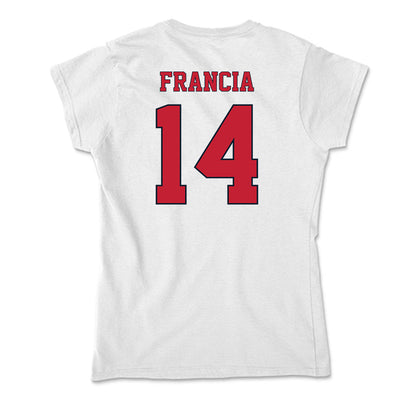 St. Johns - NCAA Softball : Loreley Francia - Soft Style Women’s T-Shirt-1