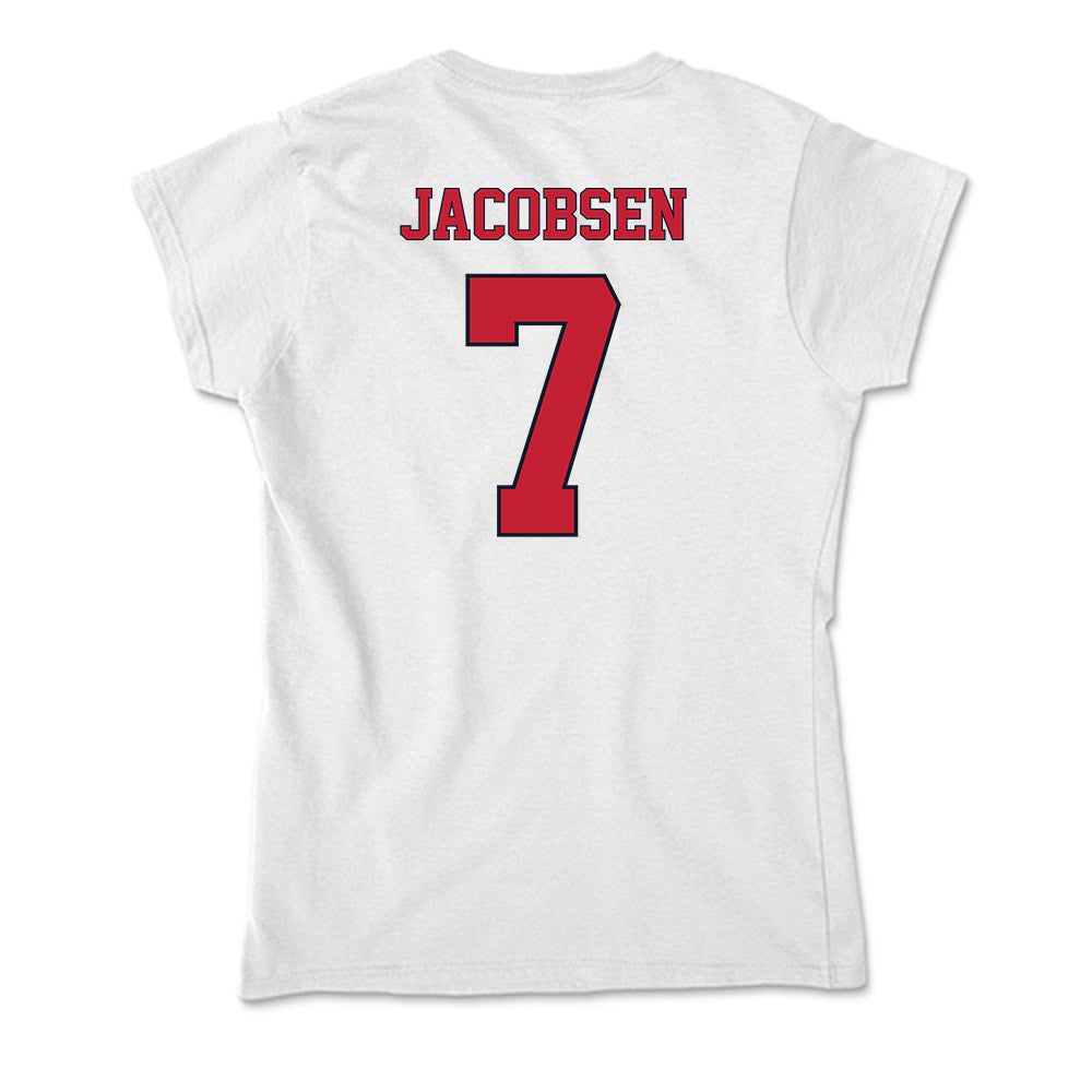 St. Johns - NCAA Baseball : Robert Jacobsen - Soft Style Women’s T-Shirt-1