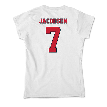 St. Johns - NCAA Baseball : Robert Jacobsen - Soft Style Women’s T-Shirt-1