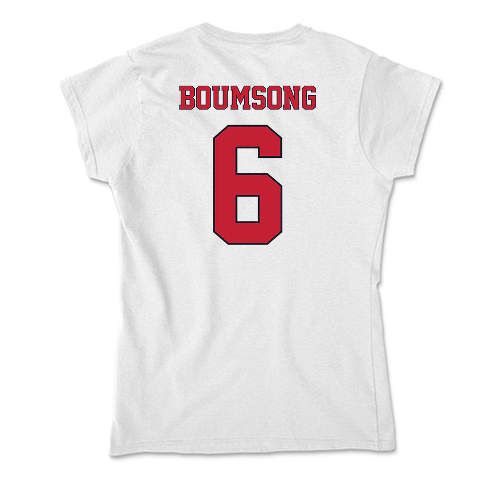St. Johns - NCAA Men's Soccer : Camron Boumsong - Soft Style Women’s T-Shirt-1