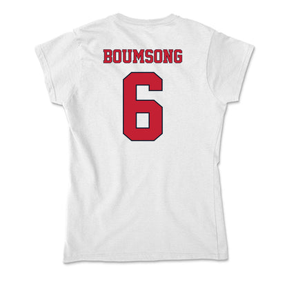St. Johns - NCAA Men's Soccer : Camron Boumsong - Soft Style Women’s T-Shirt-1