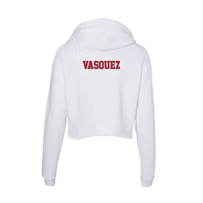St. Johns - NCAA Women's Track & Field : Hailie Vasquez - Women's Crop Fleece Hoodie-1