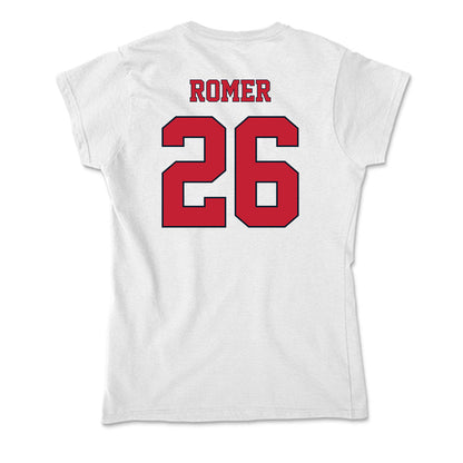 St. Johns - NCAA Baseball : Nick Romer - Soft Style Women’s T-Shirt-1