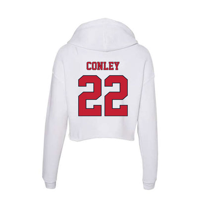 St. Johns - NCAA Baseball : Tommy Conley - Women's Crop Fleece Hoodie-1