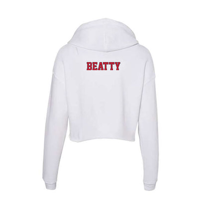 St. Johns - NCAA Women's Track & Field : Briyah Beatty - Women's Crop Fleece Hoodie-1
