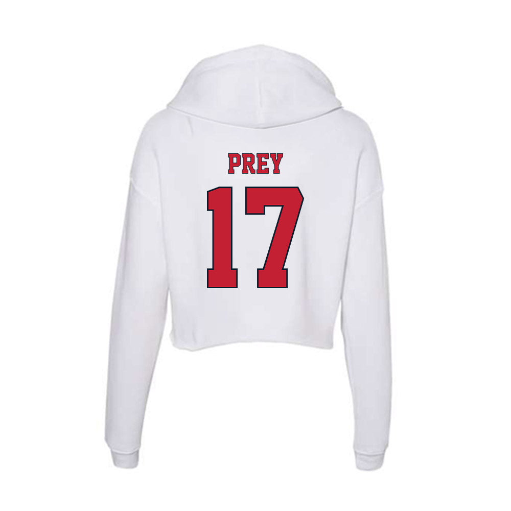 St. Johns - NCAA Men's Basketball : Ruben Prey - Women's Crop Fleece Hoodie-1