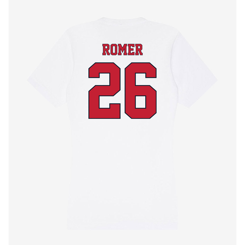 St. Johns - NCAA Baseball : Nick Romer - Women's V-Neck T-Shirt-1