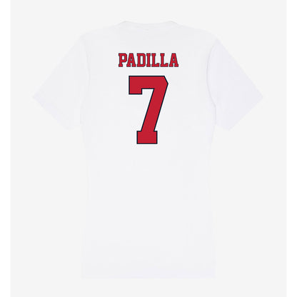 St. Johns - NCAA Men's Soccer : Ezekiel Padilla - Women's V-Neck T-Shirt-1