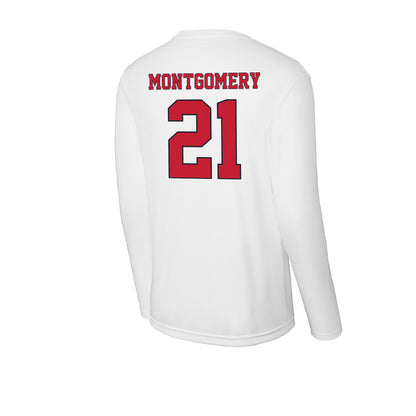 St. Johns - NCAA Men's Soccer : Jayden Montgomery - Activewear Long Sleeve T-Shirt-1