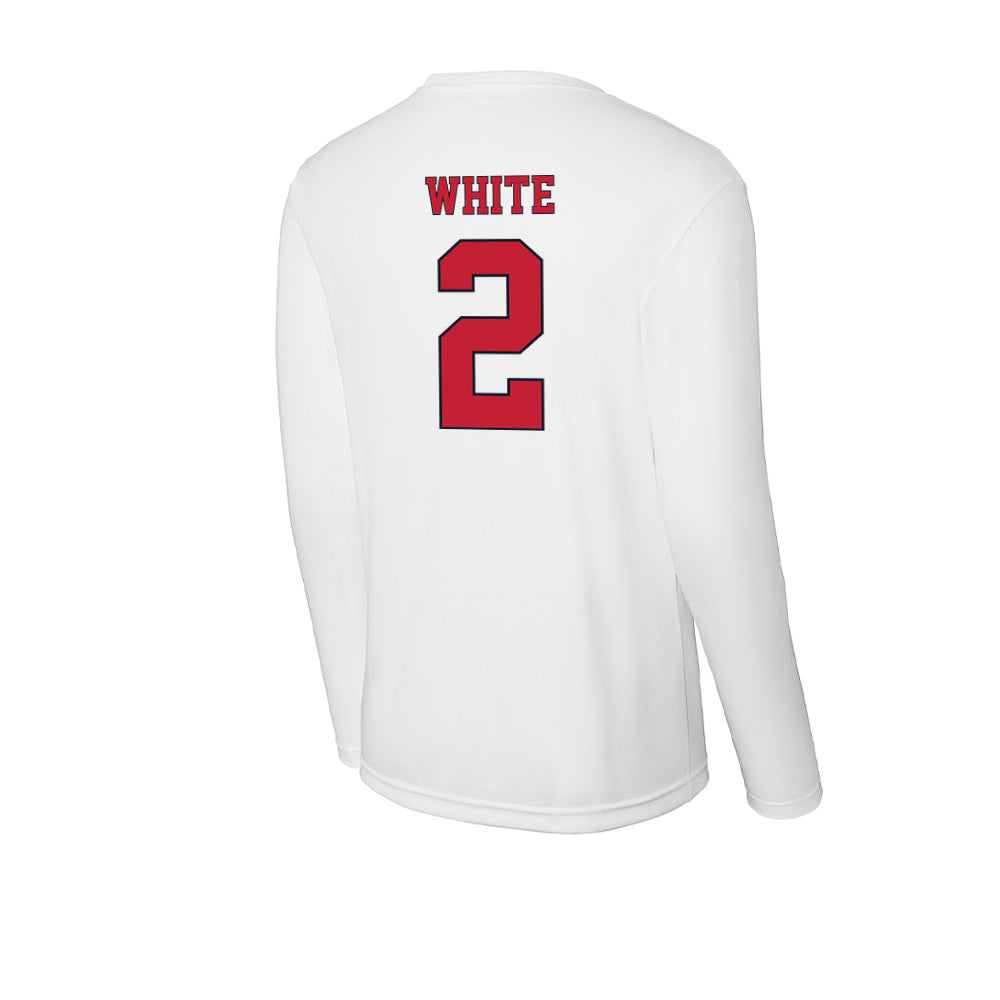 St. Johns - NCAA Women's Volleyball : Kendall White - Activewear Long Sleeve T-Shirt-1