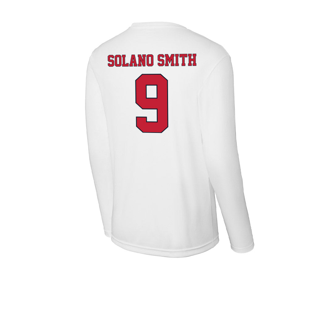 St. Johns - NCAA Women's Volleyball : Rashanny Solano Smith - Activewear Long Sleeve T-Shirt-1