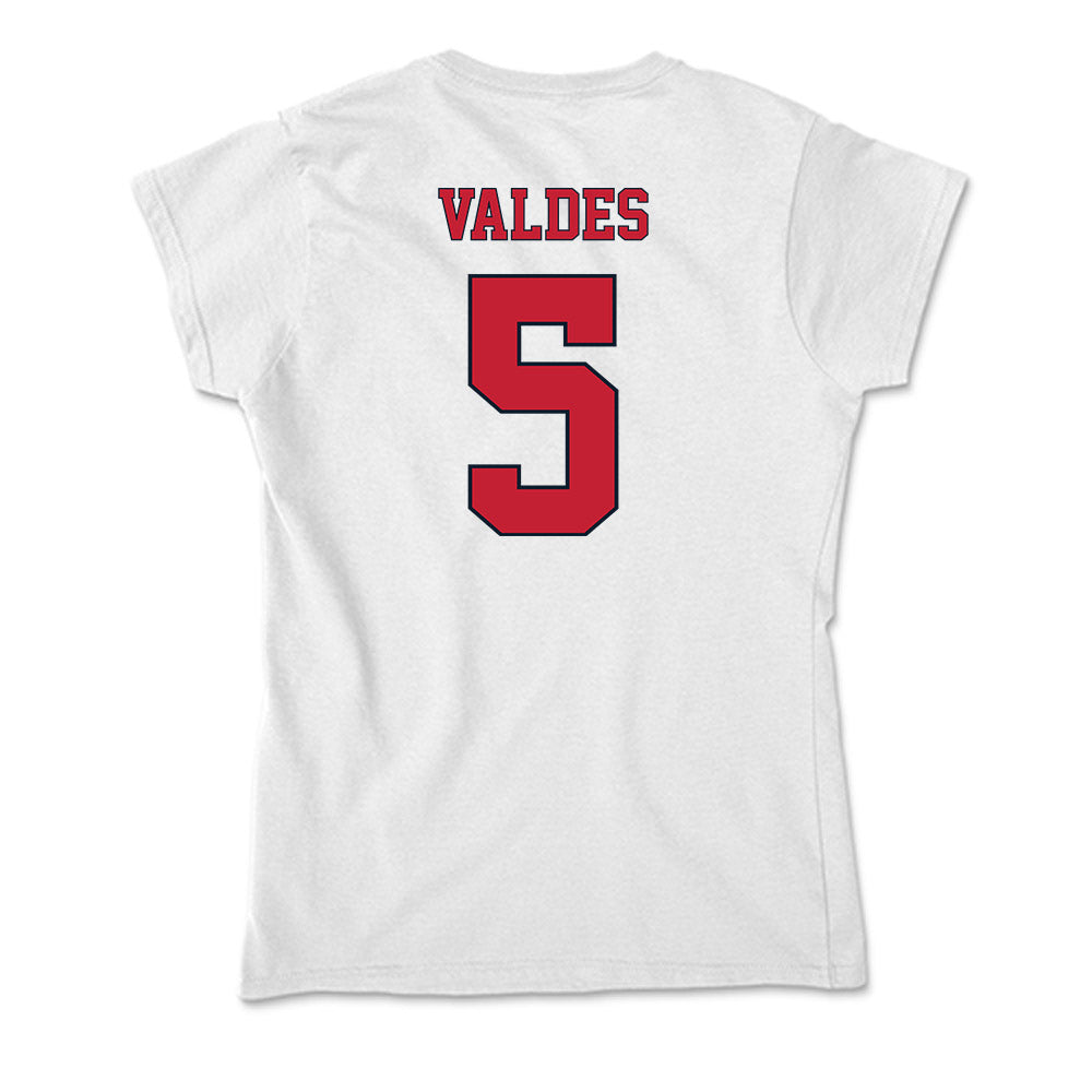 St. Johns - NCAA Baseball : Roberto Valdes - Soft Style Women’s T-Shirt-1