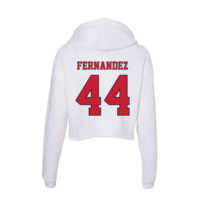 St. Johns - NCAA Softball : Gia Fernandez - Women's Crop Fleece Hoodie-1