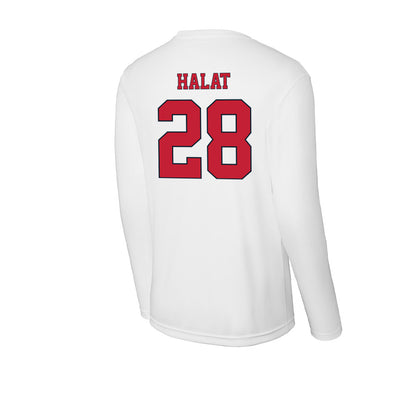 St. Johns - NCAA Men's Soccer : Damian Halat - Activewear Long Sleeve T-Shirt-1