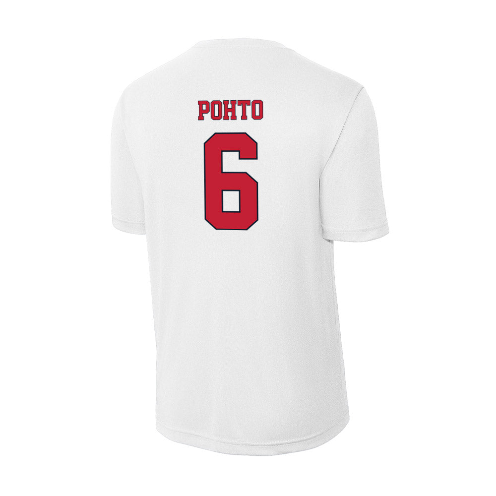 St. Johns - NCAA Men's Basketball : Casper Pohto - Activewear T-Shirt-1