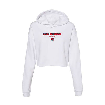 St. Johns - NCAA Softball : Loreley Francia - Women's Crop Fleece Hoodie-0