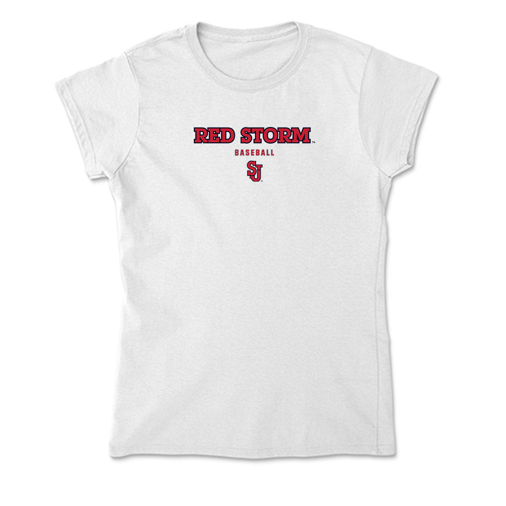 St. Johns - NCAA Baseball : Ayden Frey - Soft Style Women’s T-Shirt-0