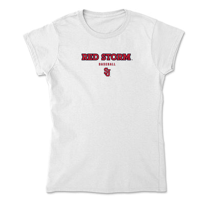 St. Johns - NCAA Baseball : Ayden Frey - Soft Style Women’s T-Shirt-0