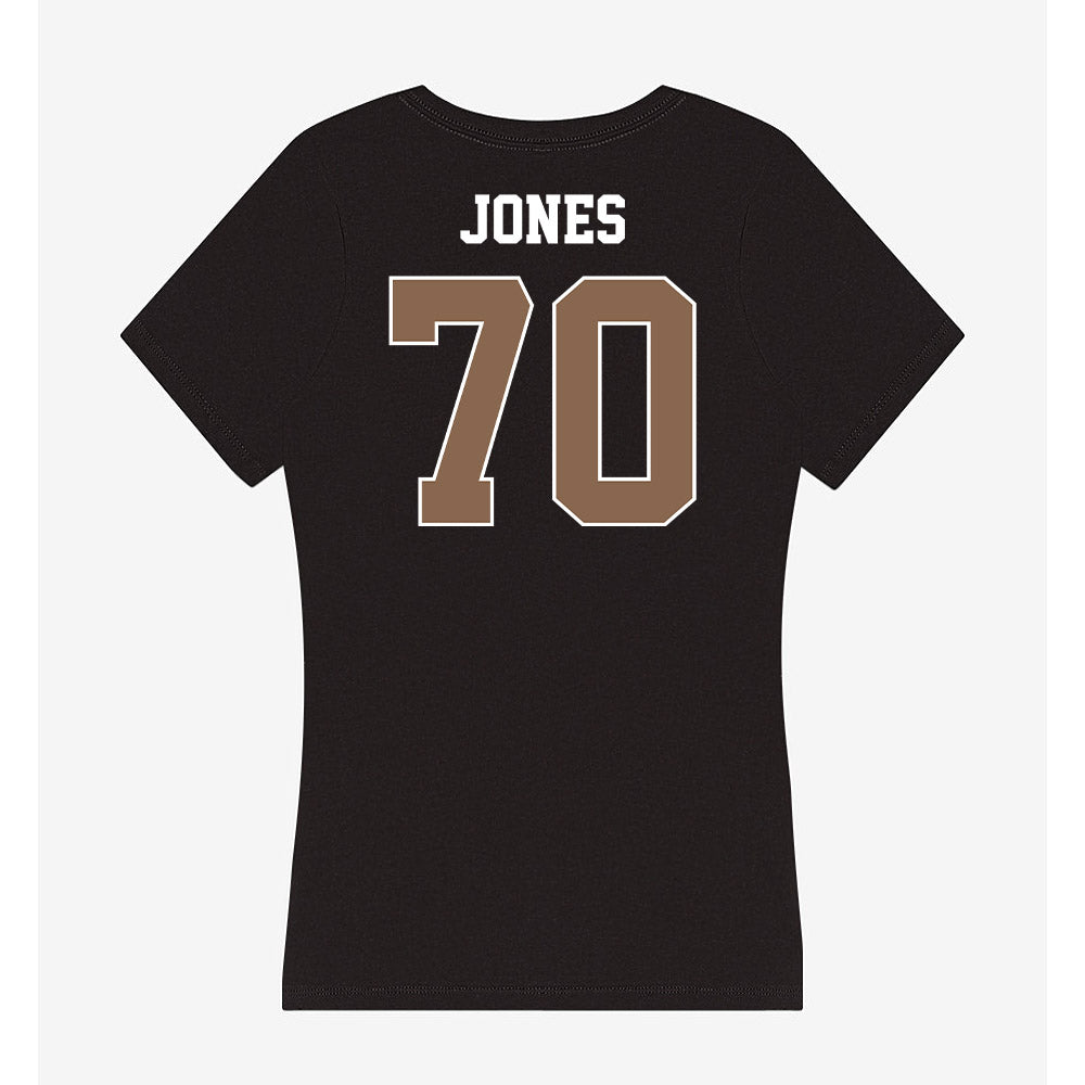 Coastal Carolina - NCAA Football : Daniel Jones - Women's V-Neck T-Shirt-1