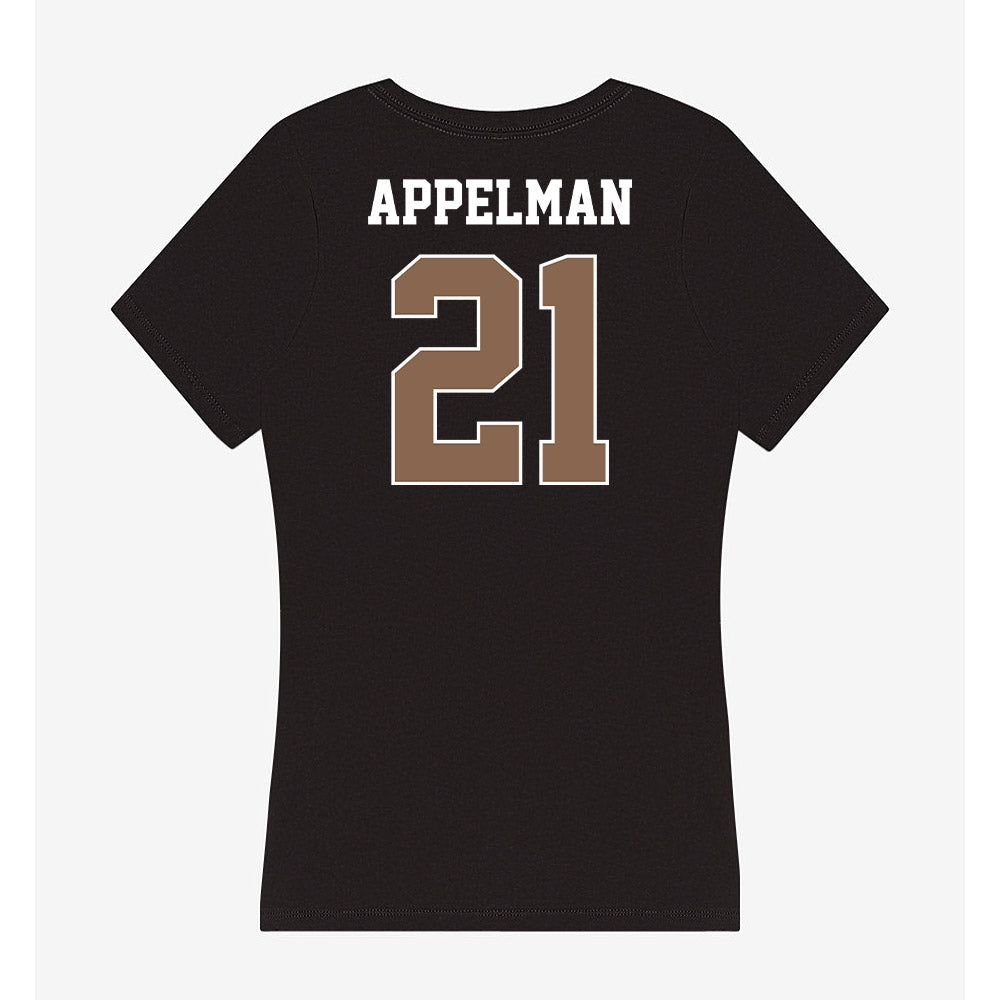 Coastal Carolina - NCAA Baseball : Jaxon Appelman - Women's V-Neck T-Shirt-1