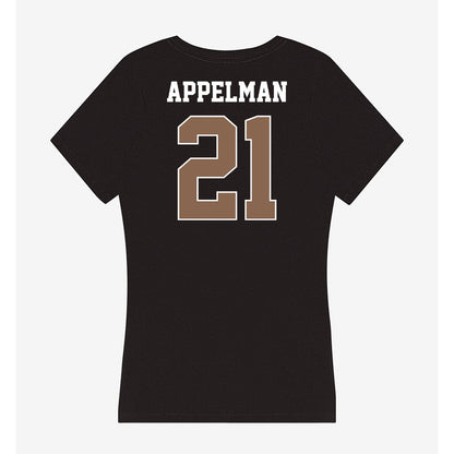 Coastal Carolina - NCAA Baseball : Jaxon Appelman - Women's V-Neck T-Shirt-1