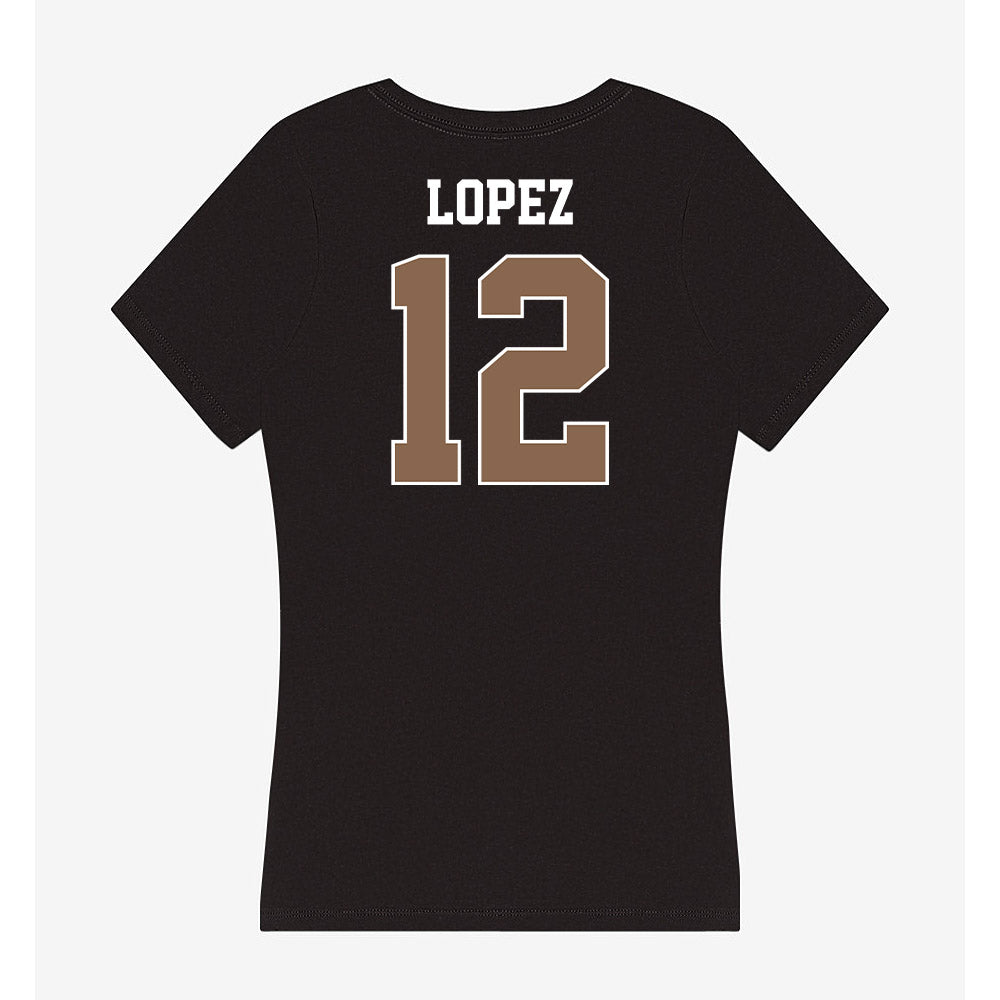 Coastal Carolina - NCAA Football : Osiris Lopez - Women's V-Neck T-Shirt-1