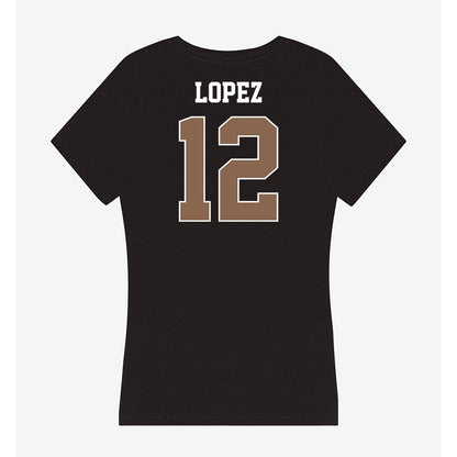 Coastal Carolina - NCAA Football : Osiris Lopez - Women's V-Neck T-Shirt-1