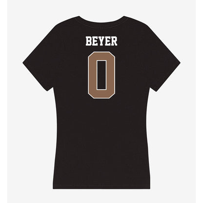 Coastal Carolina - NCAA Women's Basketball : Audrey Beyer - Women's V-Neck T-Shirt-1