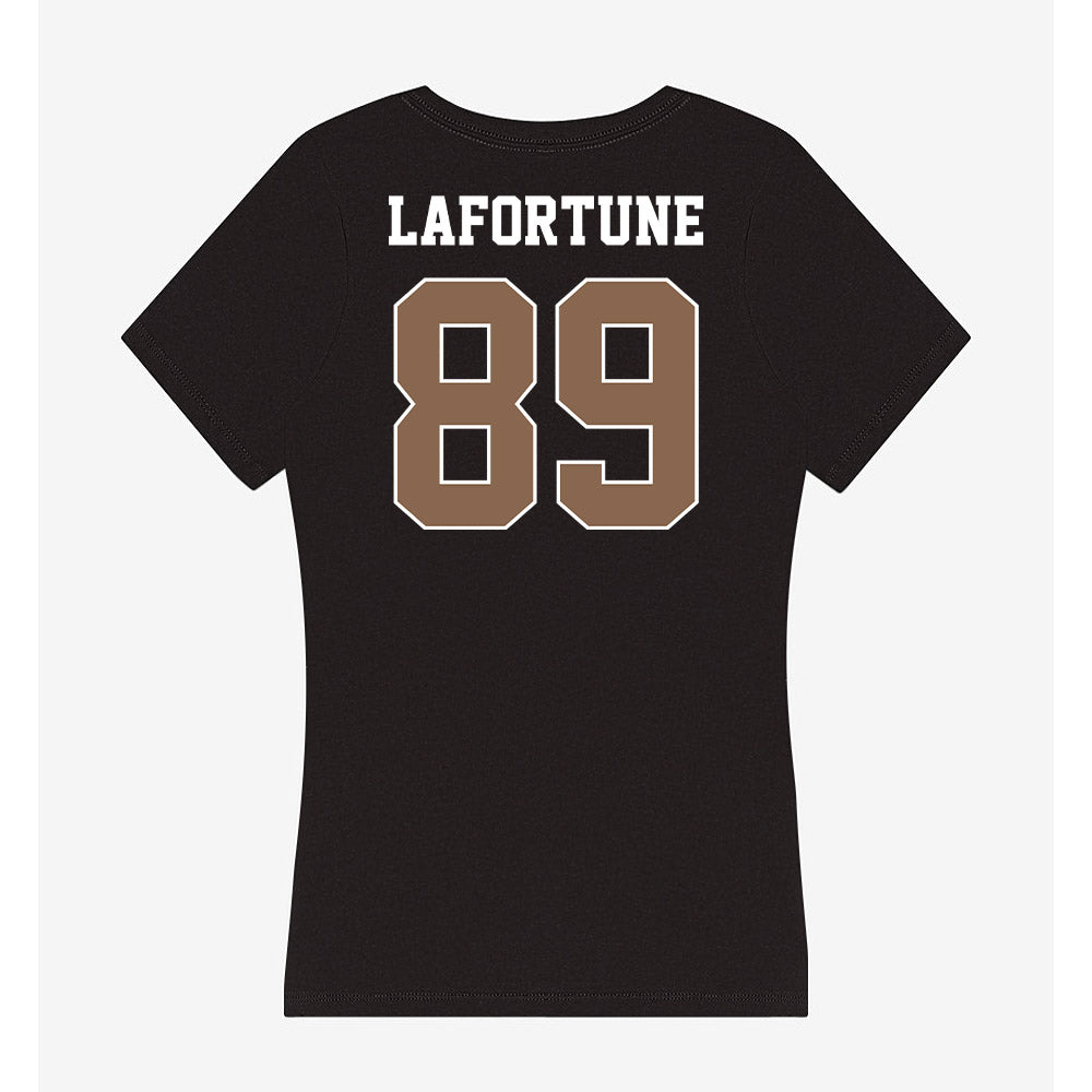 Coastal Carolina - NCAA Football : Tamarion Lafortune - Women's V-Neck T-Shirt-1